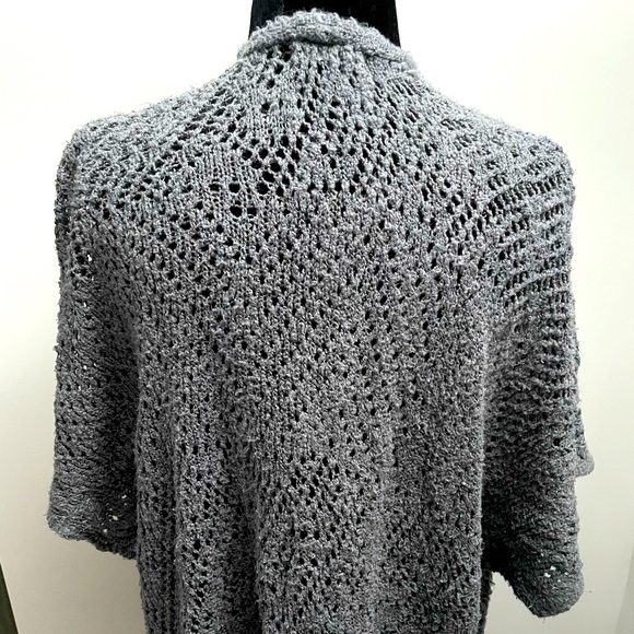 Hollister Grey Knit Cardigan Sweater - Sweet - Picture 4 of 9